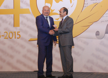 Media representatives receive awards in accordance with Azerbaijani president’s order. Baku, Azerbaijan, Jule 22, 2015